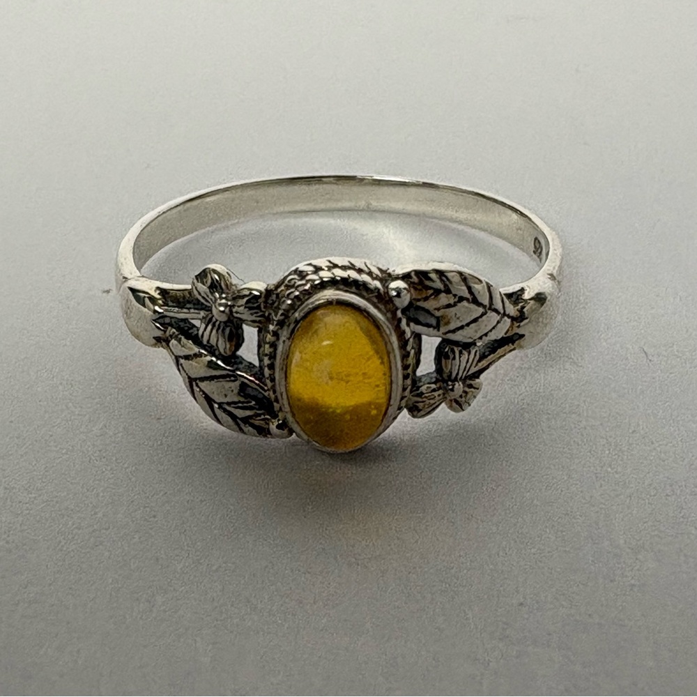 Ethiopian opal Sterling Silver Ring size 8